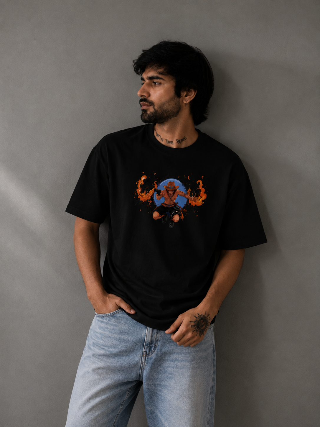 'Portgus D Ace" : Oversize T-Shirt