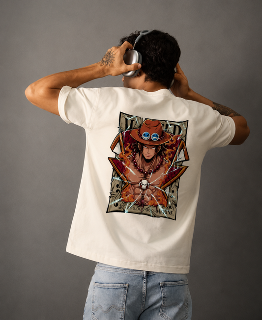 'Portgus D Ace" : Oversize T-Shirt